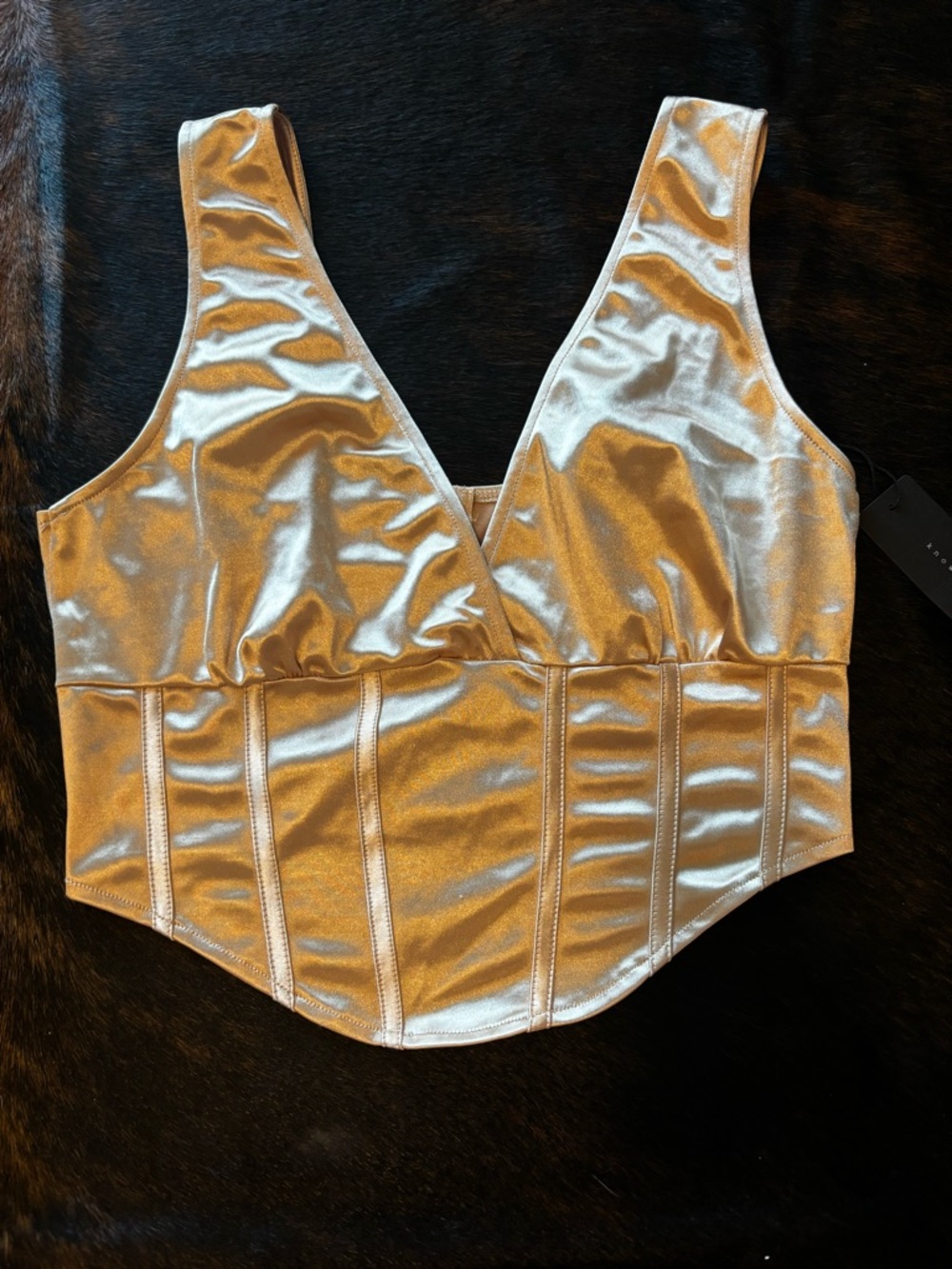 Satin Corset top